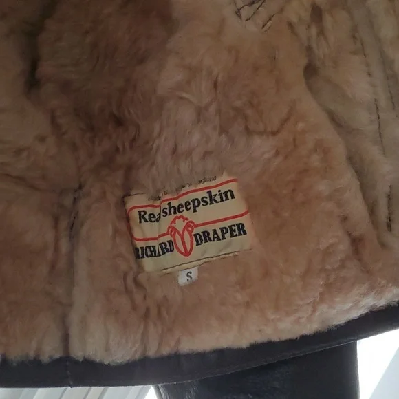 Vintage Leather Jacket Real Sheepskin by Richard Draper - Picture 4 of 16